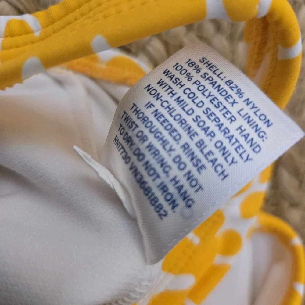 Marimekko x Target Baby Girls Size 18‎ Months One Piece Swimsuit Yellow Summer